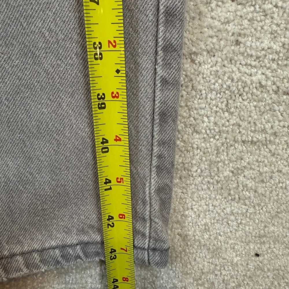 Vintage‎ 90s Levi's Gray Orange Tab 550 Relaxed Fit Tapered USA Made Size 34x34